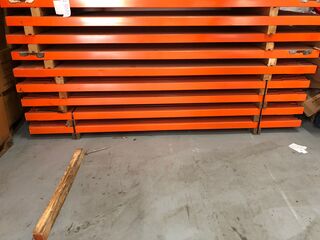 Ca. 40x Rechthoekige koker Stalen, 2mm dikke, oranje